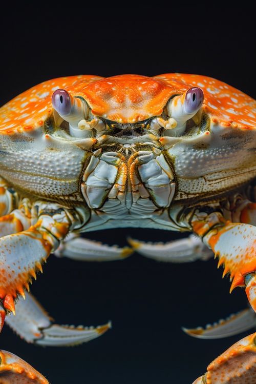 海鮮水產市場常見螃蟹 攝影圖