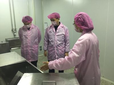 李冠甫局長率隊深入一線，督導檢查保健食品生產企業規范生產工作